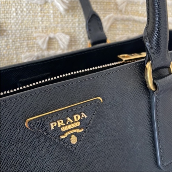 Prada Black Leather Tote Bag - Picture 14 of 16